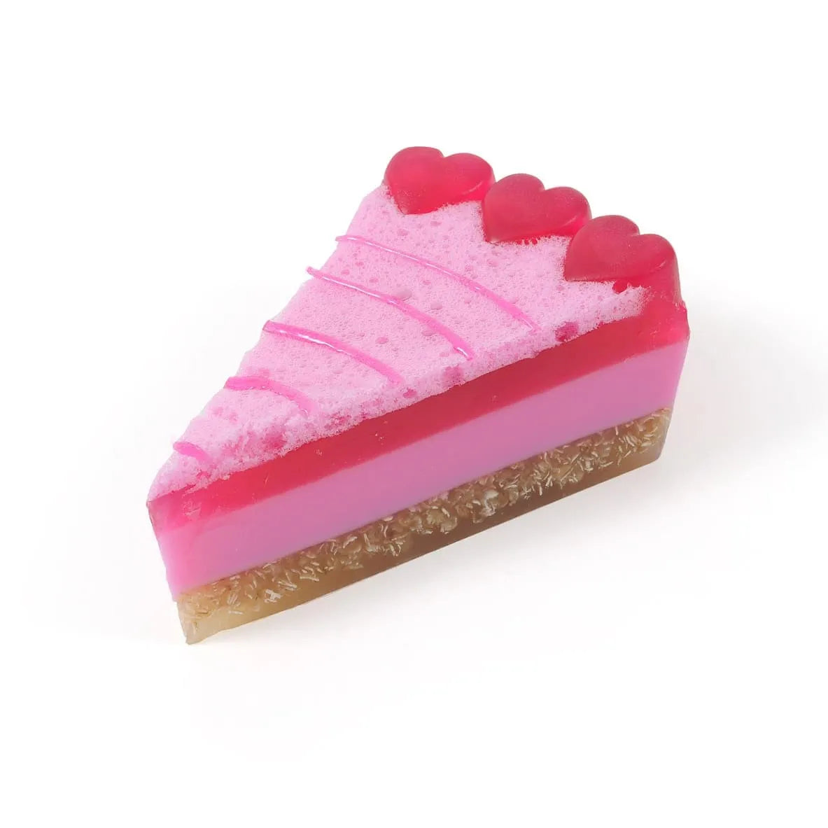 Raspberry Rippler Soap Cake Slice | Bath Bubble & Beyond ...